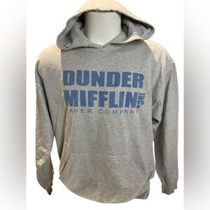 Gray Dunder Mifflin Hoodie Sweatshirt